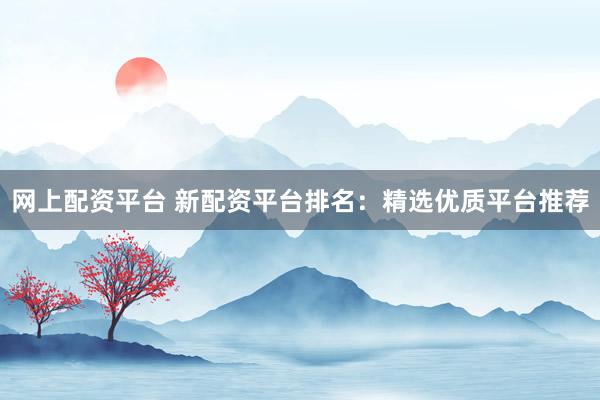 网上配资平台 新配资平台排名：精选优质平台推荐