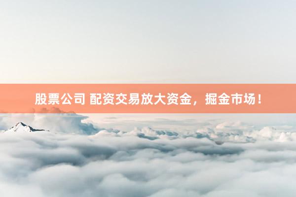 股票公司 配资交易放大资金，掘金市场！